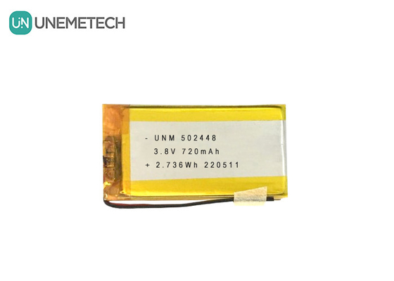 3Baterai LiPo Tegangan Tinggi LiHV 502448 untuk Headphone Bluetooth