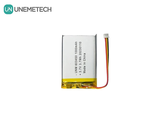 3.7V 1000mAh 603450 Baterai Lipo Kapasitas Tinggi yang Dapat Diisi Ulang untuk Mobil RC
