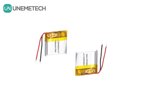 3.7V 200mAh Baterai Li-Ion Polymer Cells 802018 Untuk Depilator