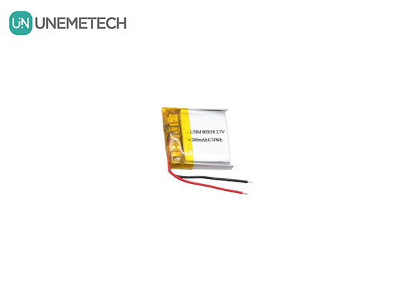 3.7V 200mAh Baterai Li-Ion Polymer Cells 802018 Untuk Depilator