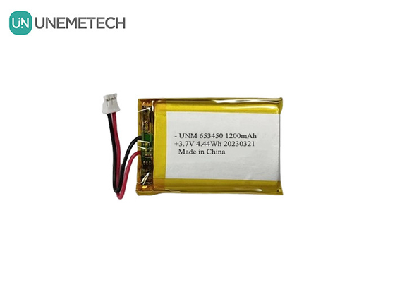 3.7V 1200mAh Baterai Lithium Polymer Fast Charging 653450 untuk Kamera Digital