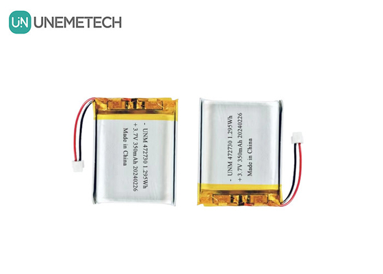 3.7V 350mAh 472730 Baterai Lithium Ion Polymer Baterai Lipo untuk Tikus Wireless