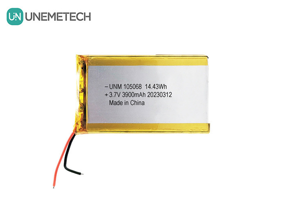 3900mAh Baterai Li-Polymer Kapasitas Tinggi 105068 3.7V Baterai Lipo Untuk Tablet