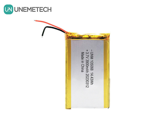3900mAh Baterai Li-Polymer Kapasitas Tinggi 105068 3.7V Baterai Lipo Untuk Tablet