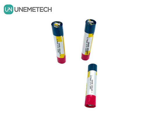 08400 Baterai Lipo Silinder 3.7V 200mAh Baterai Lithium Ion Terisi Ulang Untuk Smart Pen