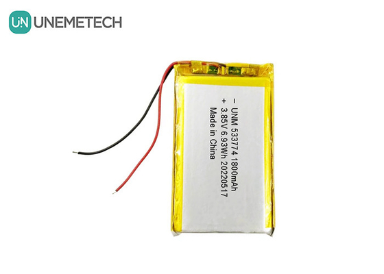 Baterai LiPo Tegangan Tinggi 3.85V 1800mAh 533774 Baterai isi ulang untuk Robot Kecil