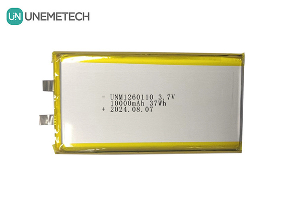 3.7V 10000mAh baterai lithium polimer kapasitas tinggi dapat diisi ulang 1260110 Untuk tablet