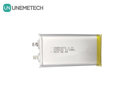 3.7V 3700mAh Baterai Lithium Polymer Kapasitas Tinggi Terisi ulang 963872 Untuk Ponsel