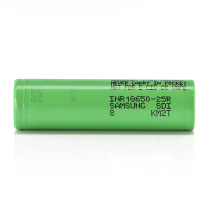 Samsung 25R 18650 2500mAh 20A Baterai 3.6V Silinder Lithium Ion Cell INR18650-25R