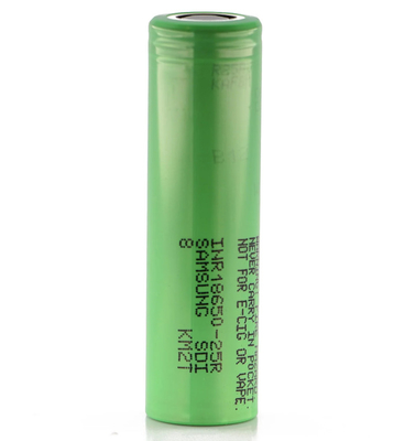 Samsung 25R 18650 2500mAh 20A Baterai 3.6V Silinder Lithium Ion Cell INR18650-25R