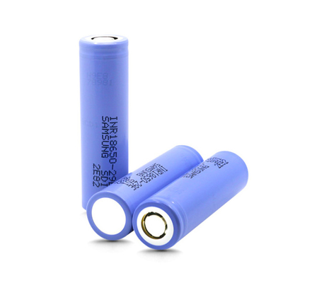 Samsung 29E 18650 2850mAh 2.75A Baterai 3.65V Sel Litium Ion Silinder INR18650-29E