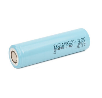 Samsung 32E 18650 3200mAh 6.4A Baterai 3.65V Silinder Lithium Ion Cell INR18650-32E