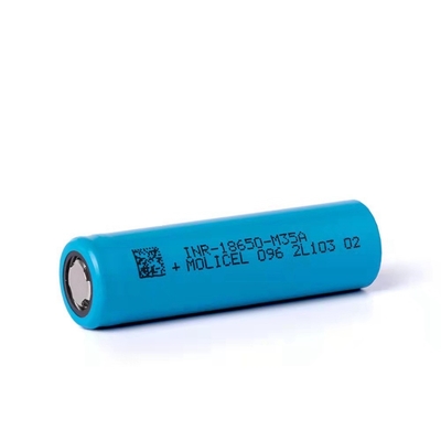 Molicel INR-18650-M35A Flat Top 18650 Baterai Molicel M35A 18650 3500mAh 10A Baterai 3.6V