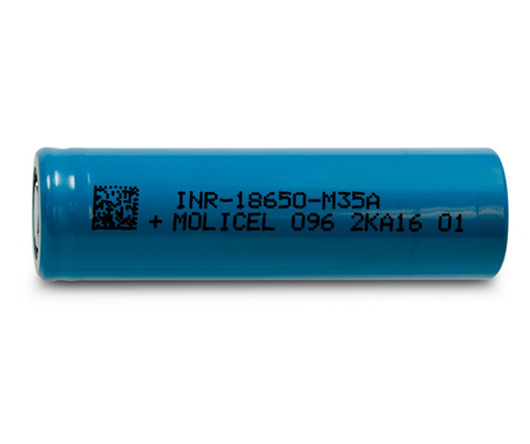 Molicel INR-18650-M35A Flat Top 18650 Baterai Molicel M35A 18650 3500mAh 10A Baterai 3.6V
