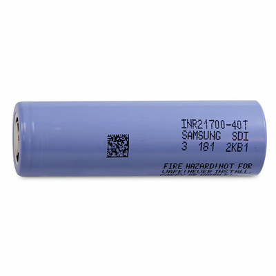 Samsung 40T 21700 4000mAh 35A Baterai 3.6V Lithium Ion Baterai Sel INR21700-40T