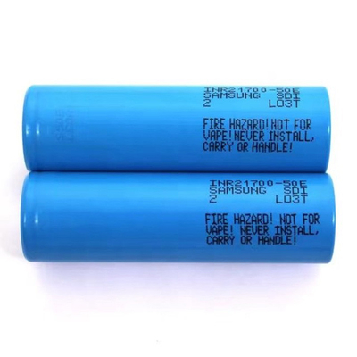 Samsung 50E 21700 5000mAh 9.8A Baterai 3.6V Lithium Ion Baterai Sel INR21700-50E