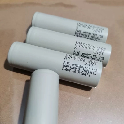 Samsung 50G 21700 5000mAh 9.8A Baterai 3.63V Lithium Ion Baterai Sel INR21700-50G