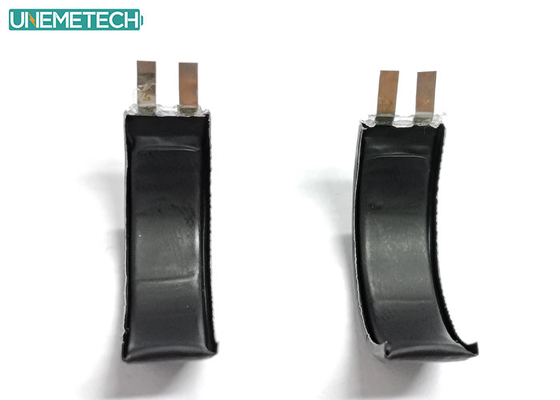 Baterai Lithium Polymer melengkung UNM150728 3.8V 20mAh Untuk Cincin Pelacakan Kesehatan