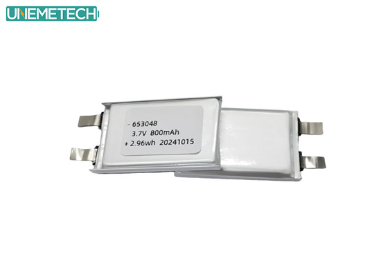 20C Tingkat Pelepasan Tinggi 3.7V 800mah Baterai Lipo 653048 untuk RC Pesawat