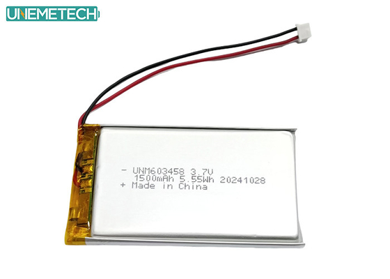 Baterai Lithium Ion Polimer 603458 3.7V 1500mAh Baterai Lipo Untuk Printer