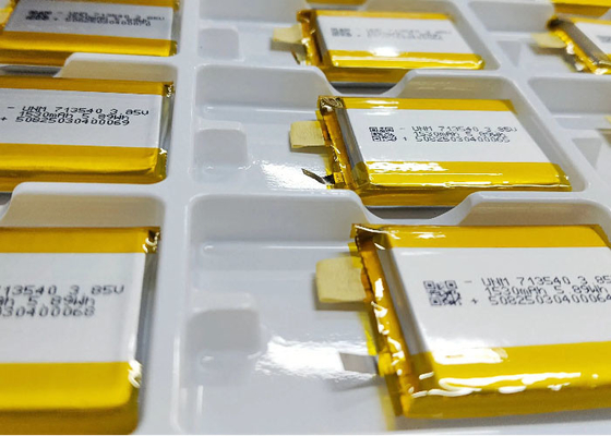 3.85V Baterai Lithium Polymer Tegangan Tinggi 1530mAh 713540 Untuk Perangkat Medis