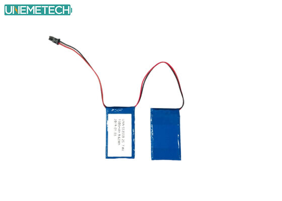 Kualitas Paket Baterai LiPo Tingkat Pelepasan Tinggi 7.4V 553559 2S 1300mAh Untuk Anggota Badan Buatan pabrik
