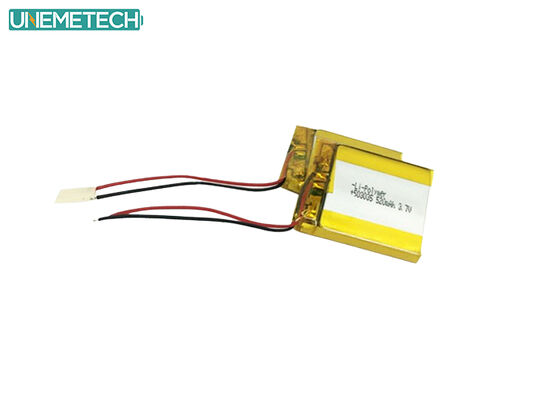 Kualitas 3.7V Baterai LiPo Custom 520mAh Baterai Lithium Ion Polymer 503035 Untuk Perangkat Wearable pabrik