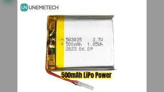 Baterai LiPo 500mAh 3.7V Daya Elektronik Portabel
